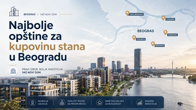 Najbolje opštine za kupovinu stana u Beogradu